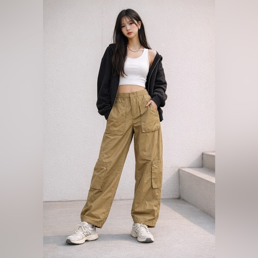 Cotton cargo pants